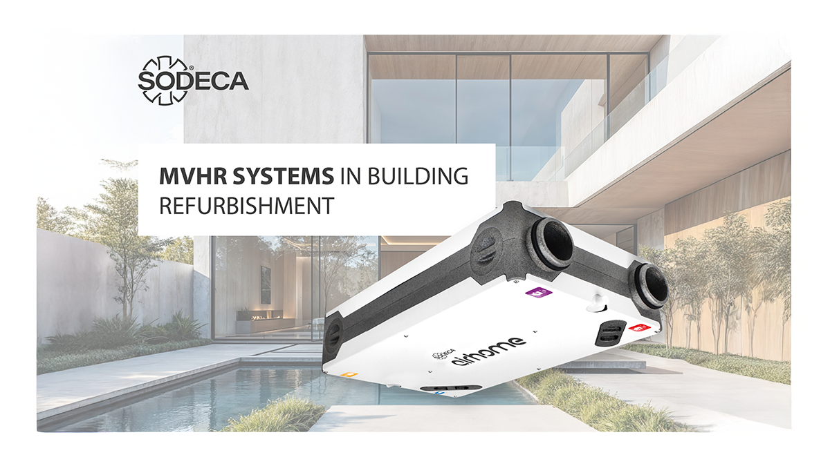 MVHR systems for improving air quality in energy renovation projects